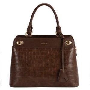 467. David Jones Paris Bag in Brown